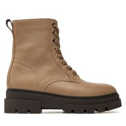 Снимка на Боти Tommy Hilfiger Bicolor Leather Lace-Up FW0FW08160 Бежов