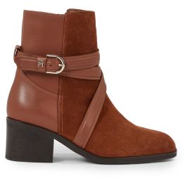 Снимка на Боти Tommy Hilfiger Elevated Essential Midheel Boot FW0FW07515 Кафяв