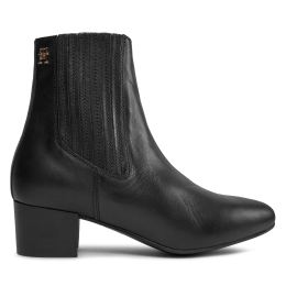 Снимка на Боти Tommy Hilfiger Essential Leather Boot FW0FW07759 Черен