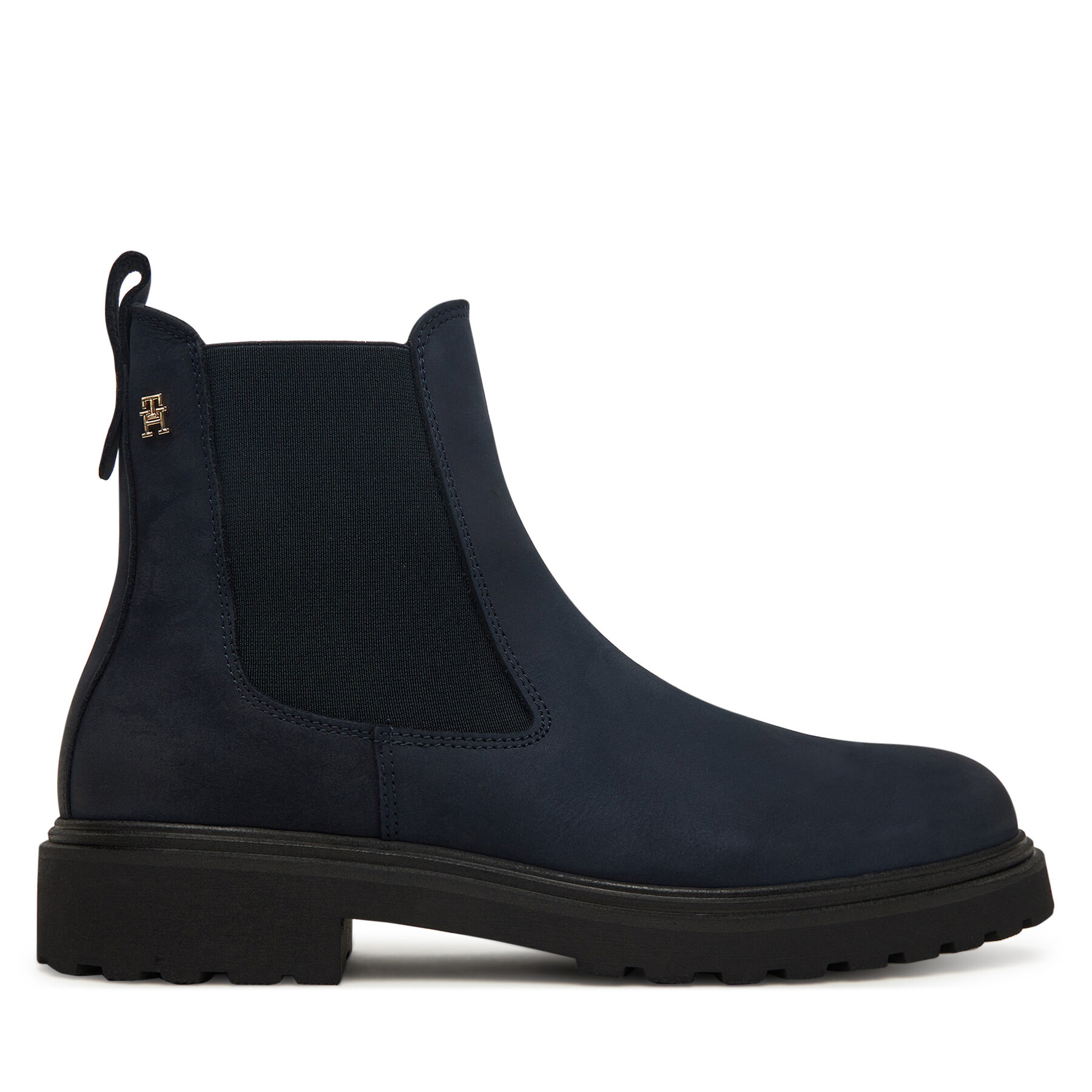 Снимка на Боти тип челси Tommy Hilfiger Nubuck Cleated FW0FW09041 Тъмносин