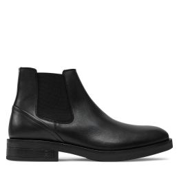 Снимка на Боти тип челси Tommy Hilfiger Premium Hilfiger Tl Lth Chelsea FM0FM05185 Черен