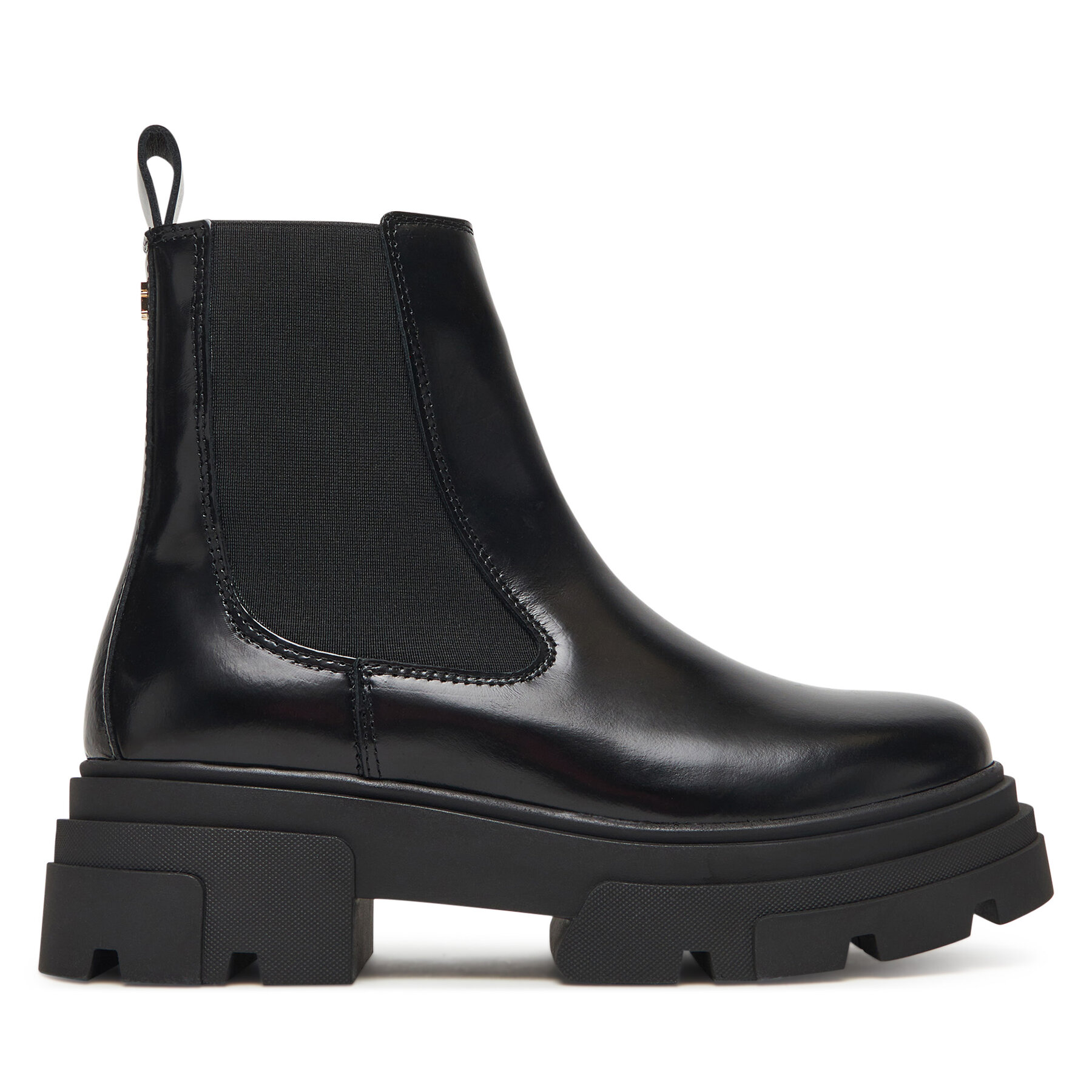 Снимка на Боти тип челси Tommy Hilfiger Shiny FW0FW09042 Черен