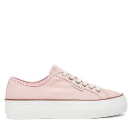 Снимка на Гуменки Calvin Klein Jeans Vulc Flatform Ctn Logo Tag YW0YW01838 Розов