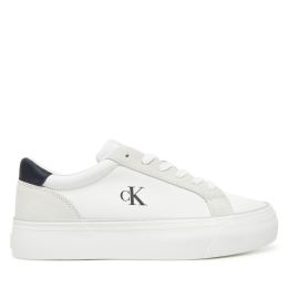 Снимка на Гуменки Calvin Klein Jeans Vulc Flatform Mg Nylon Mix YW0YW01896 Бял