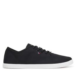 Снимка на Гуменки Tommy Hilfiger Canvas Lace Up Sneaker FW0FW08641 Черен