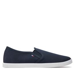 Снимка на Гуменки Tommy Hilfiger Canvas Slip-On Sneaker FW0FW07806 Тъмносин