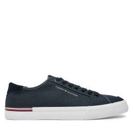 Снимка на Гуменки Tommy Hilfiger Core Corporate Vulc Canvas FM0FM05398 Тъмносин