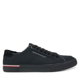 Снимка на Гуменки Tommy Hilfiger Core Corporate Vulc Canvas FM0FM05398 Черен