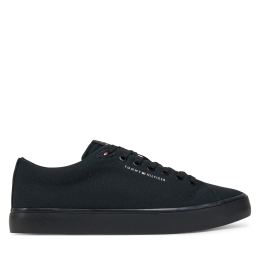 Снимка на Гуменки Tommy Hilfiger Hi Vulc Low Core Canvas FM0FM05396 Черен