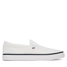 Снимка на Гуменки Tommy Hilfiger Th Hi Vulc Core Low Ii Slipon FM0FM05514 Бял