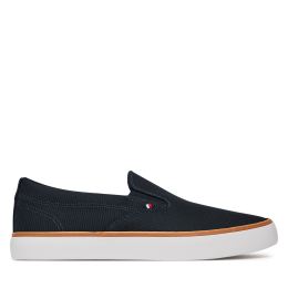 Снимка на Гуменки Tommy Hilfiger Th Hi Vulc Core Low Ii Slipon FM0FM05514 Тъмносин