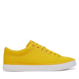 Снимка на Гуменки Tommy Hilfiger Th Hi Vulc Low Core Canvas FM0FM05396 Жълт