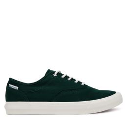 Снимка на Гуменки Tommy Hilfiger Th Hi Vulc Low Oxford Twill FM0FM05400 Зелен