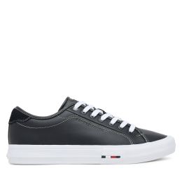 Снимка на Гуменки Tommy Hilfiger Th Hi Vulc Street Stitch FM0FM05645 Черен