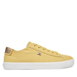 Снимка на Гуменки Tommy Hilfiger Vulc Canvas Lace Up Sneaker FW0FW08647 Жълт