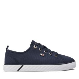 Снимка на Гуменки Tommy Hilfiger Vulc Canvas Sneaker FW0FW08063 Тъмносин