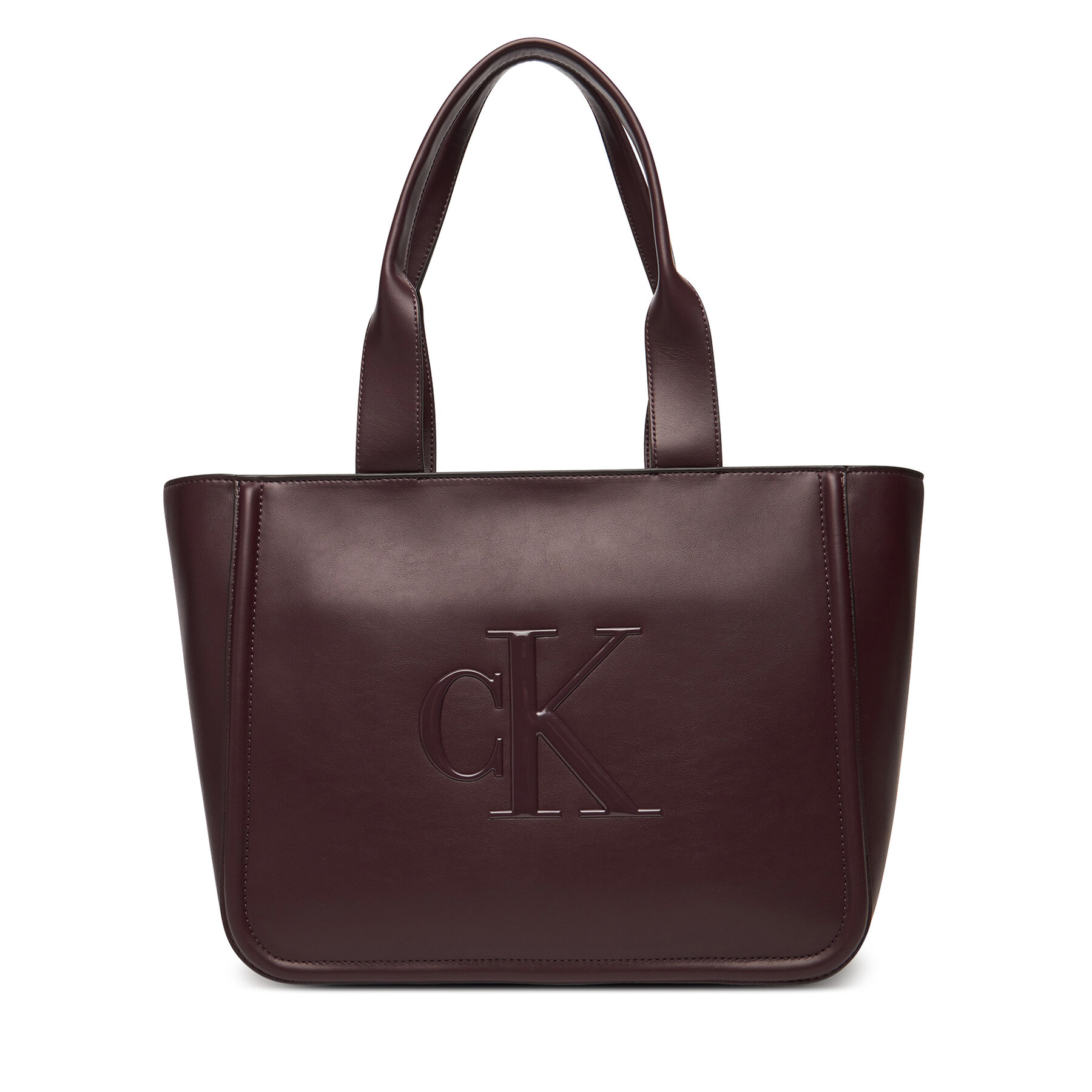 Снимка на Дамска чанта Calvin Klein Bold Ck Medium Tote LV04F3218G Бордо