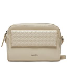 Снимка на Дамска чанта Calvin Klein Calvin Mini Quilt Camera Bag K60K611884 Екрю