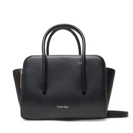 Снимка на Дамска чанта Calvin Klein Carryall Micro Leather Tote LV04F3057G Черен