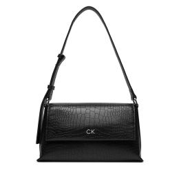 Снимка на Дамска чанта Calvin Klein Ck Daily Shoulder Bag_Croco K60K612142 Черен