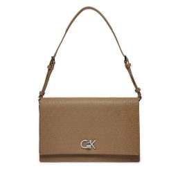 Снимка на Дамска чанта Calvin Klein Ck Elongated Shoulder Bag_Mono K60K613139 Бежов