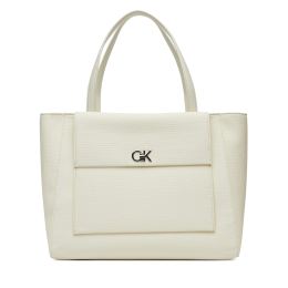 Снимка на Дамска чанта Calvin Klein Ck Medium Shopper_Tex K60K613178 Бял