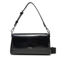 Снимка на Дамска чанта Calvin Klein Ck Must Conv Shoulder Bag_Shiny K60K612885 Черен