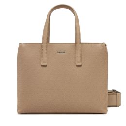 Снимка на Дамска чанта Calvin Klein Ck Must Small Tote_Mono K60K613023 Кафяв