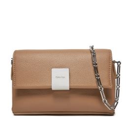 Снимка на Дамска чанта Calvin Klein Ck Plaque Sm Crossbody W/Chain K60K612785 Кафяв