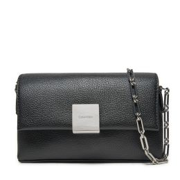 Снимка на Дамска чанта Calvin Klein Ck Plaque Sm Crossbody W/Chain K60K612785 Черен