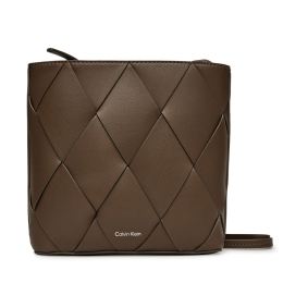 Снимка на Дамска чанта Calvin Klein Ck Woven Square Crossbody K60K612991 Кафяв