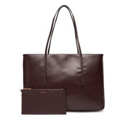 Снимка на Дамска чанта Calvin Klein Emblem Aop Tote W/ Pouch LV04F3266G Бордо