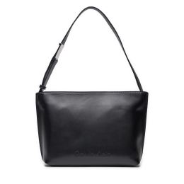 Снимка на Дамска чанта Calvin Klein Embossed Logo Medium K60K612570 Черен