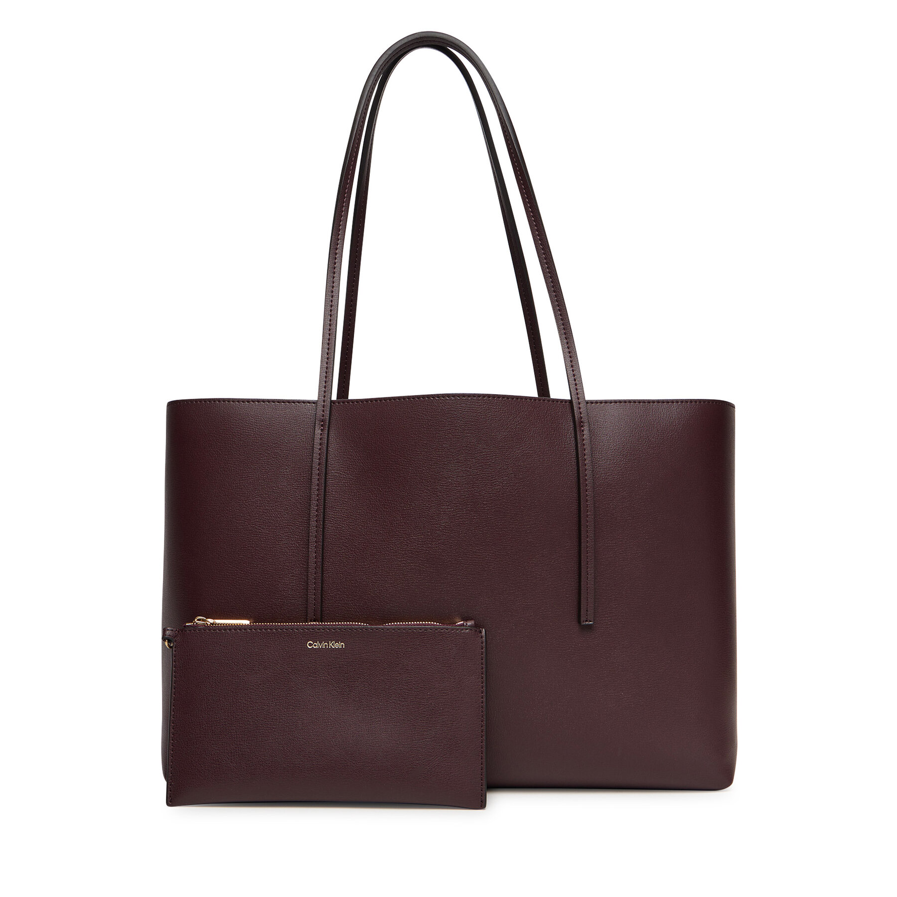 Снимка на Дамска чанта Calvin Klein Foil Logo Tote W/Pouch LV04F3274G Бордо
