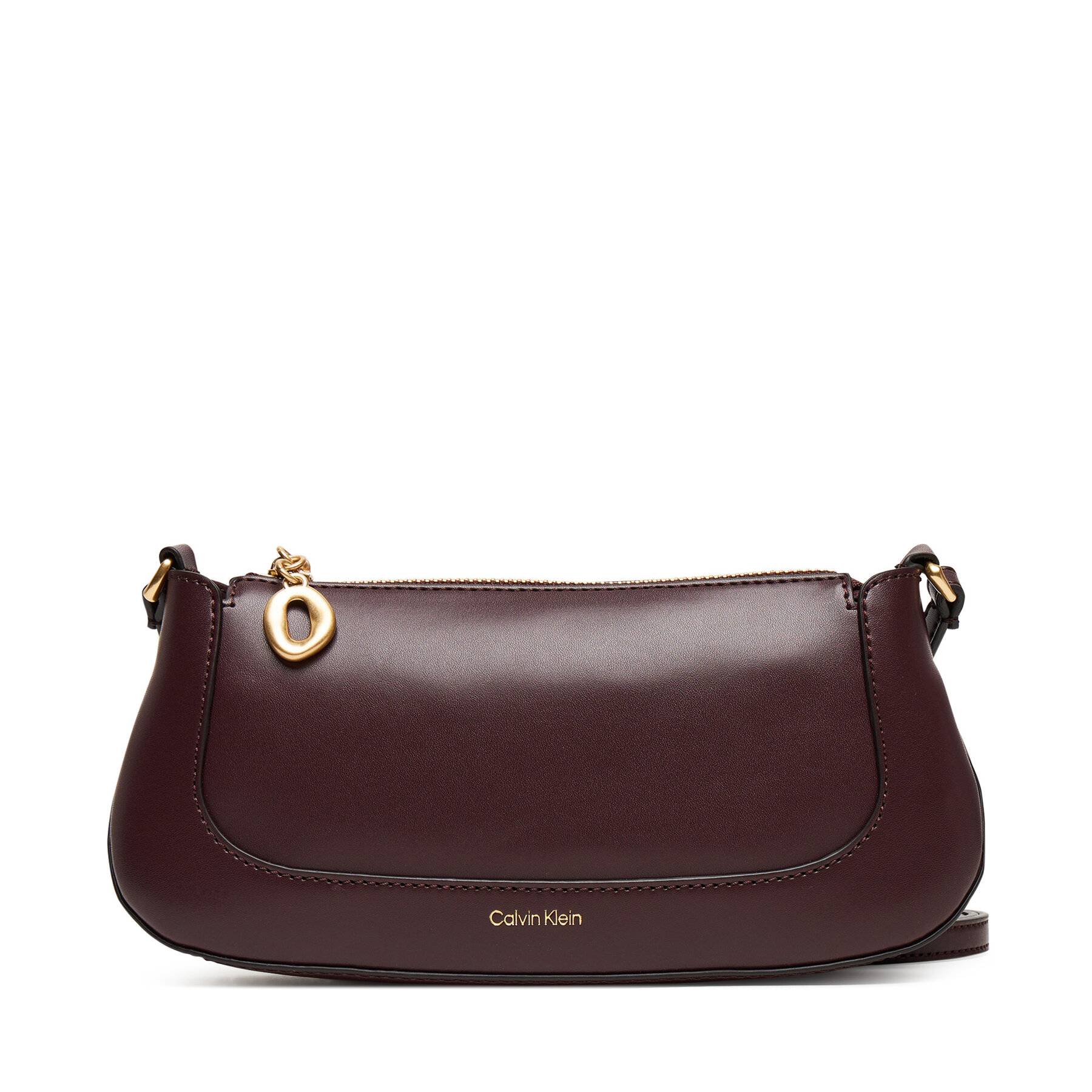 Снимка на Дамска чанта Calvin Klein Hardware Zip Crossbody LV04F1046G Бордо