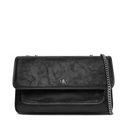 Снимка на Дамска чанта Calvin Klein Jeans Chain Ew Flap Conv Chain Bag LV04K3084G Черен