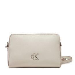 Снимка на Дамска чанта Calvin Klein Jeans Minimal Monogram Camera Bag 20 LV04K3162G Екрю