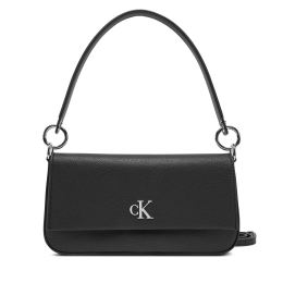 Снимка на Дамска чанта Calvin Klein Jeans Minimal Monogram Shoulder Pouch LV04K3161G Черен