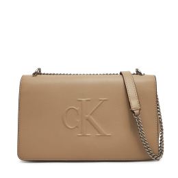 Снимка на Дамска чанта Calvin Klein Jeans Sculpted Ew Flap25 Shoulder Bag LV04K3035G Бежов