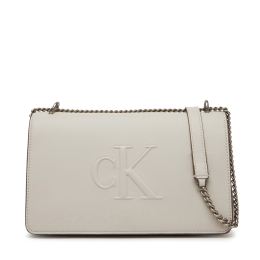 Снимка на Дамска чанта Calvin Klein Jeans Sculpted Ew Flap25 Shoulder Bag LV04K3035G Бял