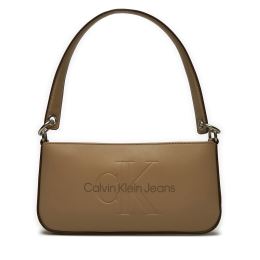 Снимка на Дамска чанта Calvin Klein Jeans Sculpted Shoulder Pouch25 Mono K60K610679 Кафяв