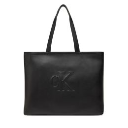 Снимка на Дамска чанта Calvin Klein Jeans Sculpted Slim Tote LV04K3070G Черен