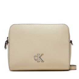 Снимка на Дамска чанта Calvin Klein Minimal Monogram K60K612719 Бежов