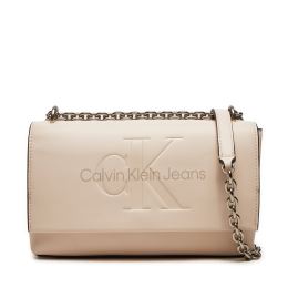 Снимка на Дамска чанта Calvin Klein Sculpted K60K612221 Екрю