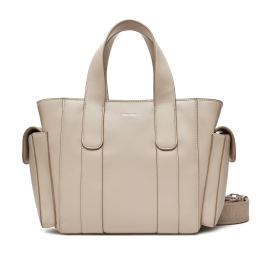 Снимка на Дамска чанта Calvin Klein Webbing Strap Small Tote LV04F3290G Екрю