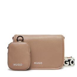 Снимка на Дамска чанта HUGO Bel Crossbody Flap 50541869 Бежов