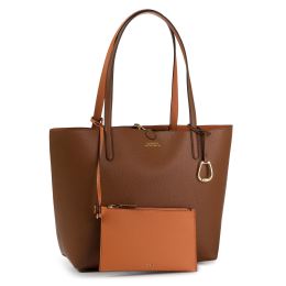 Снимка на Дамска чанта LAUREN RALPH LAUREN Rvrsble Tote 431795329002 Кафяв