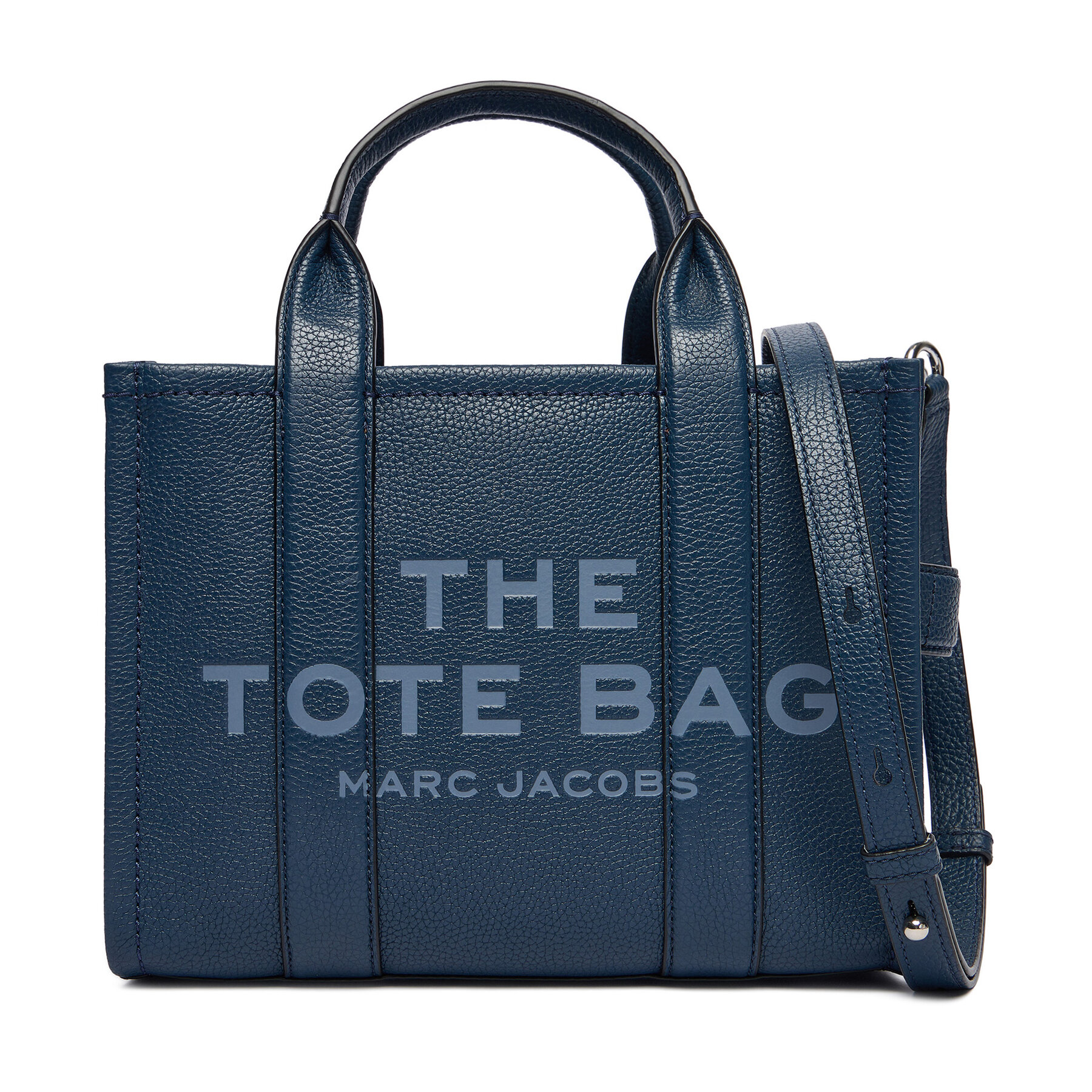 Снимка на Дамска чанта Marc Jacobs The Leather Small Tote Bag H009L01SP21 Тъмносин