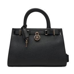 Снимка на Дамска чанта Tommy Hilfiger American Icon Mini Tote Leather AW0AW17188 Черен