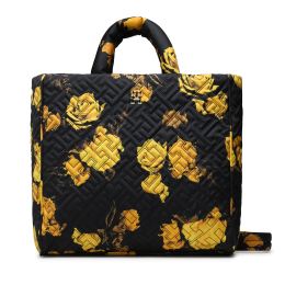 Снимка на Дамска чанта Tommy Hilfiger Flow Tote Floral AW0AW14380 Черен